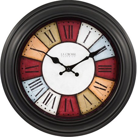 LACROSSE Lacrosse 404-3030A 12 in. Gatherings Wall Clock with Roman Number 404-3030A